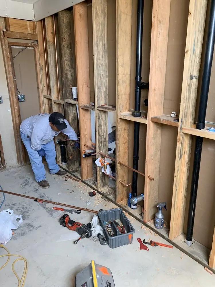 Commercial rough-in plumbing for Gas Line Repair in Gulfton